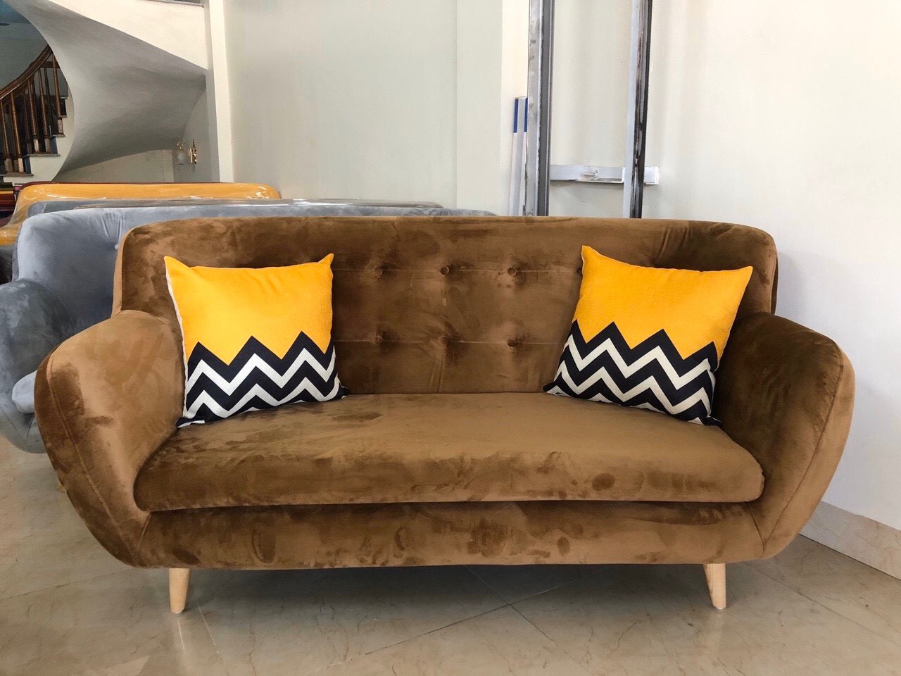 Bộ Sofa Văng  Màu Nâu Hải Phòng